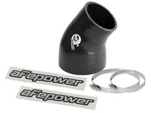 Load image into Gallery viewer, afe Magnum FORCE Intake Coupling Kit (3 IN ID to 2-1/4 IN ID x 35 Deg.) Black Elbow Coupler - Universal