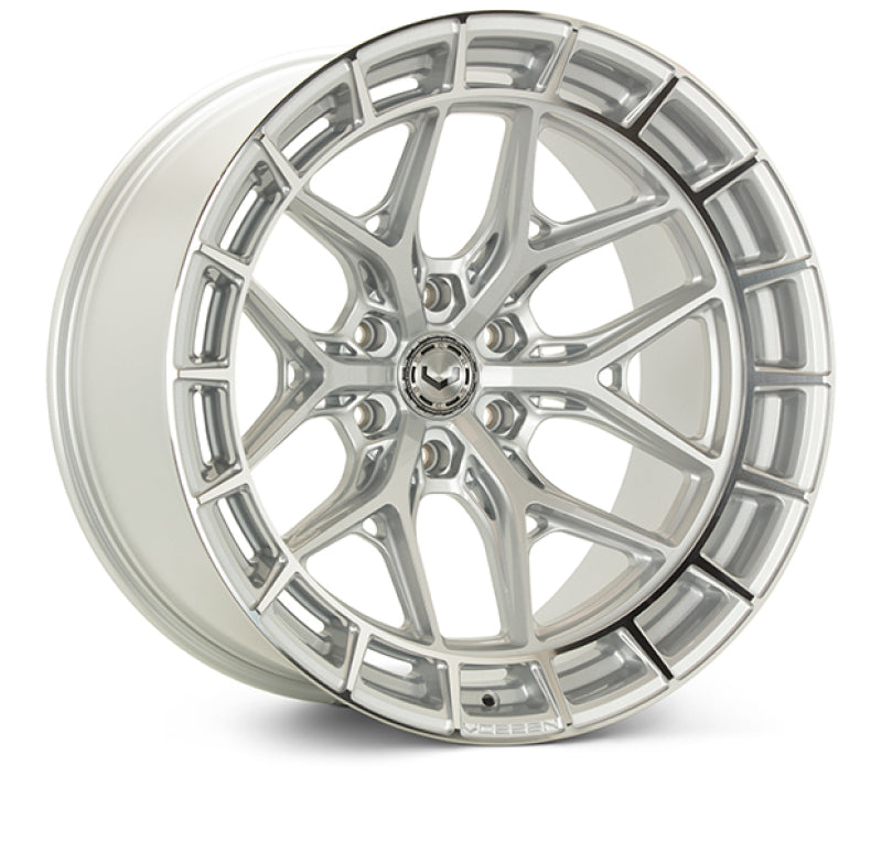 Vossen HFX-1 22x10 / 6x135 BP / ET-18 / 87.1 CB / Super Deep - Silver Polished Wheel