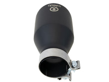 Load image into Gallery viewer, aFe Takeda 3 IN 304 Stainless Steel Black Exhaust Tip - Universal