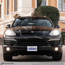 Load image into Gallery viewer, Carbonio No-Drill Front License Plate Mount - Porsche Cayenne 2011-2018