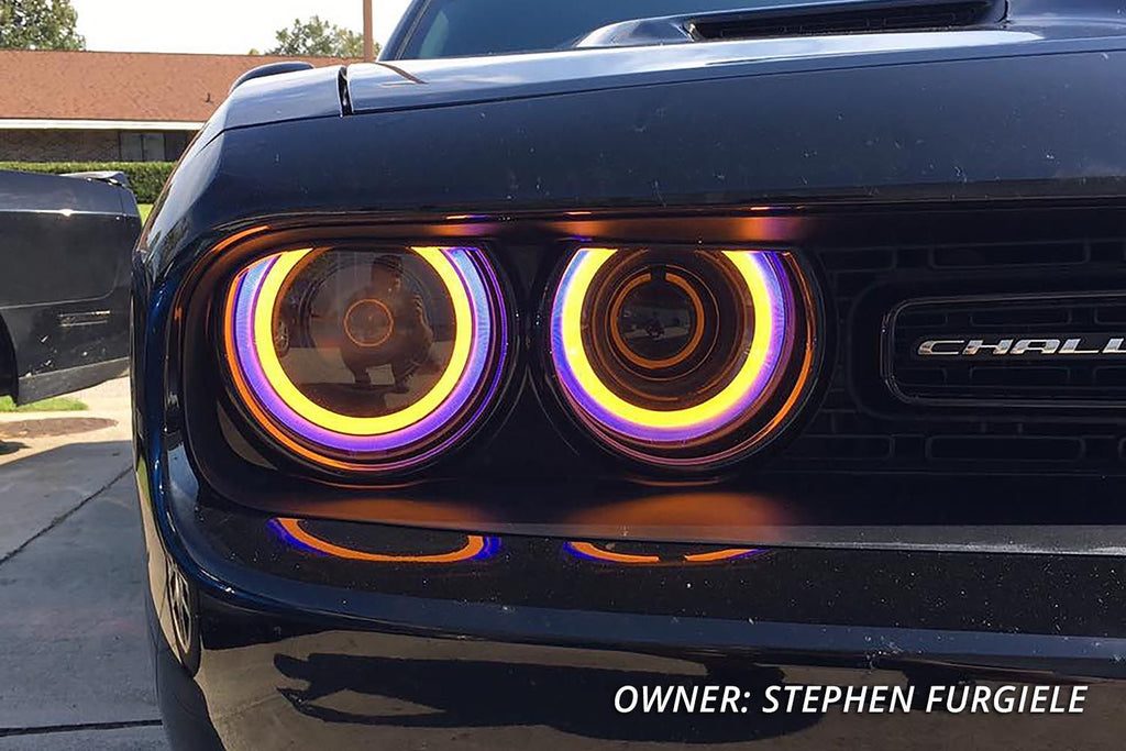 Diode Dynamics Switchback 120mm HD LED Halos (set of 4) - Dodge Challenger 2015-2021