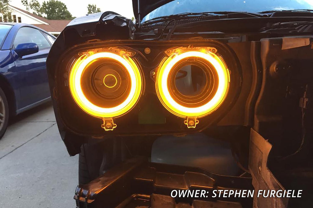 Diode Dynamics Switchback 120mm HD LED Halos (set of 4) - Dodge Challenger 2015-2021