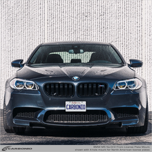 Load image into Gallery viewer, Carbonio No-Drill Front License Plate Mount - BMW M5 (E39/E60/F10/F90) 1998-2024