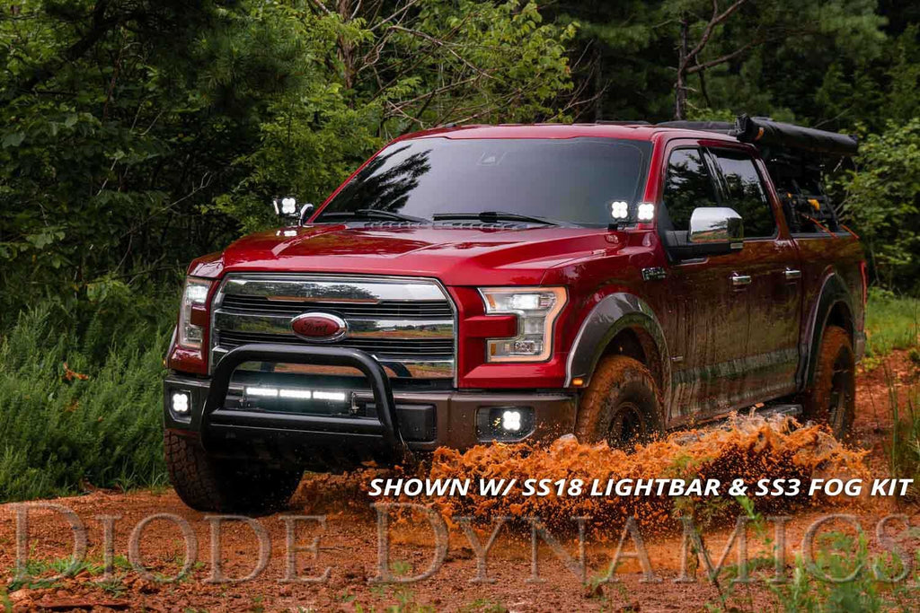 Diode Dynamics Stage Series Backlit Ditch Light Bracket Kit - Ford F-150 2015-2020