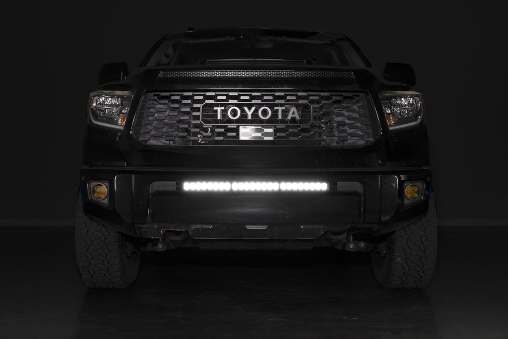 Diode Dynamics SS40 Yellow SAE Driving Sport Stealth LED Light Bar Bracket Kit - 2014-2021 Toyota Tundra