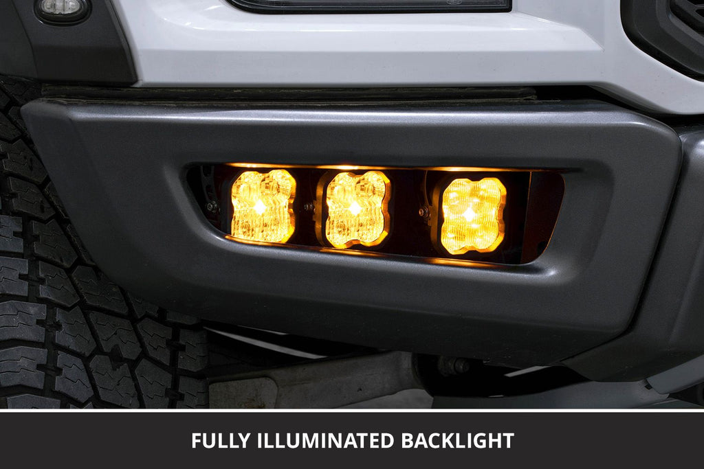 Diode Dynamics SS3 Dual-Color LED Fog Light Kit - Ford Raptor 2017-2020