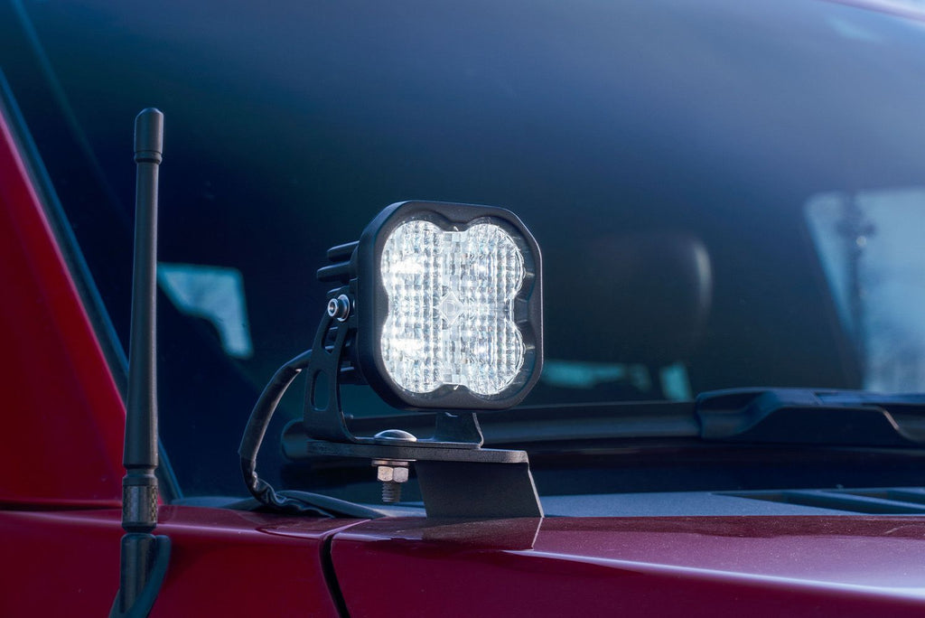 Diode Dynamics Stage Series C2 2.0 Pro Yellow Combo/Driving Backlit Ditch Light Kit - Ford F-150 2015-2020 Fitment