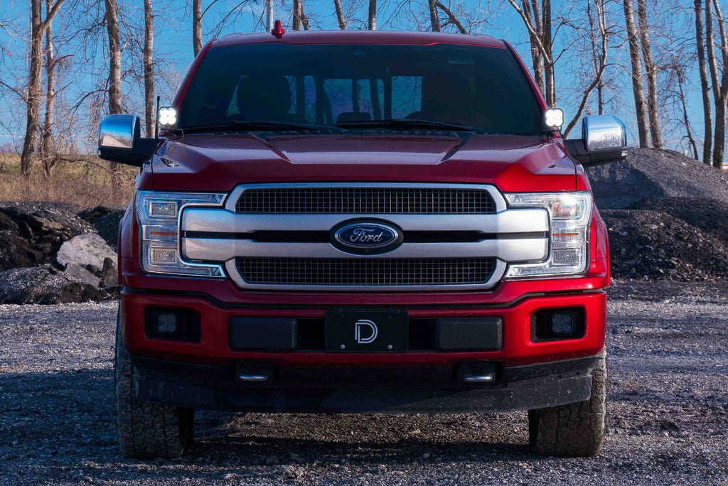 Diode Dynamics Stage Series C2 2.0 Pro Yellow Combo/Driving Backlit Ditch Light Kit - Ford F-150 2015-2020 Fitment
