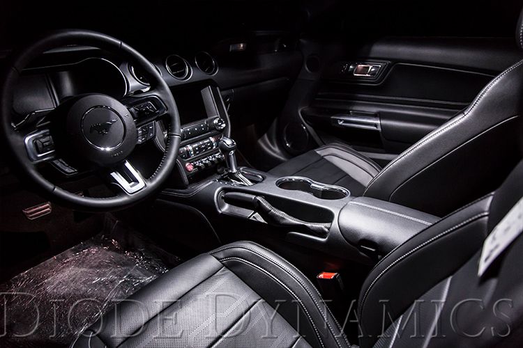 Diode Dynamics Stage 1 Red Interior LED Conversion Kit - Ford Mustang 2018-2023