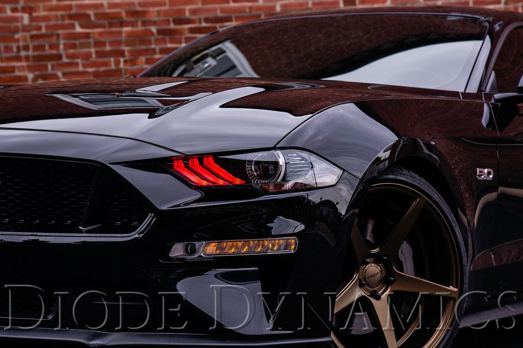 Diode Dynamics RGBWA™ DRL LED Boards - Ford Mustang 2018-2023 (USDM)