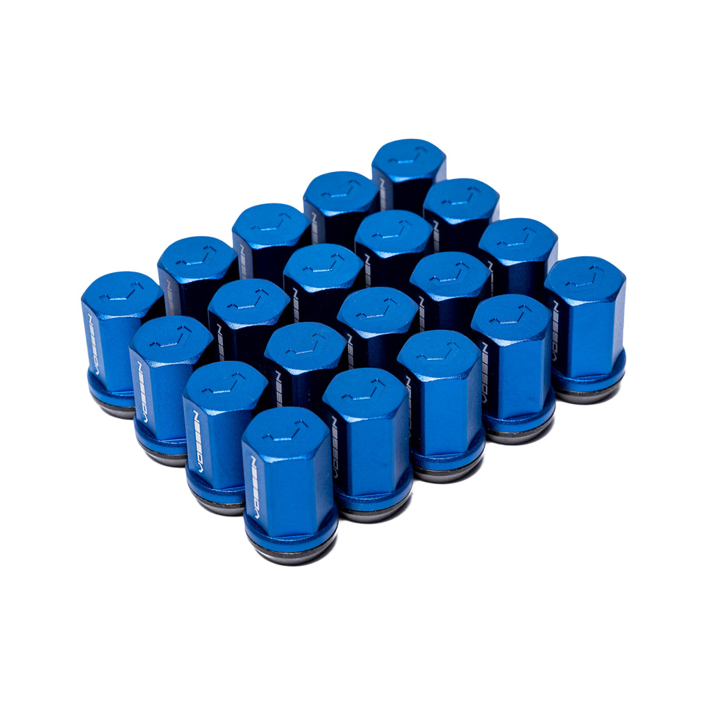 Vossen 35mm Lug Nuts (14x1.5; 19mm Hex; Cone Seat; Blue) Set of 20 - Universal