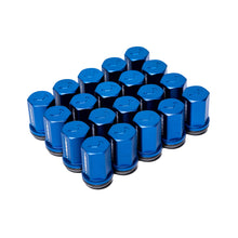 Load image into Gallery viewer, Vossen 35mm Lug Nuts (12x1.5; 19mm Hex; Cone Seat; Blue) Set of 20 - Universal