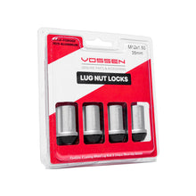 Load image into Gallery viewer, Vossen 35mm Wheel Lock Nuts (12x1.25; 19mm Hex; Cone Seat; Silver) Set of 4 - Universal