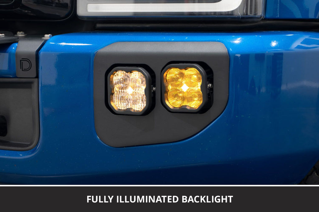 Diode Dynamics Stage Series Dual-Color Fog Pocket Kit - Ford F-250/F-350/F-450/F-550 Super Duty 2020-2022