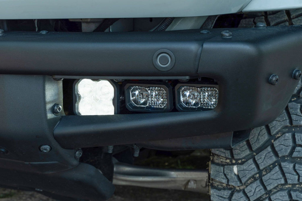 Diode Dynamics Stage Series Dual-Color Fog Pocket Kit - Ford Bronco 2021-2025 (w/ Steel Bumper)
