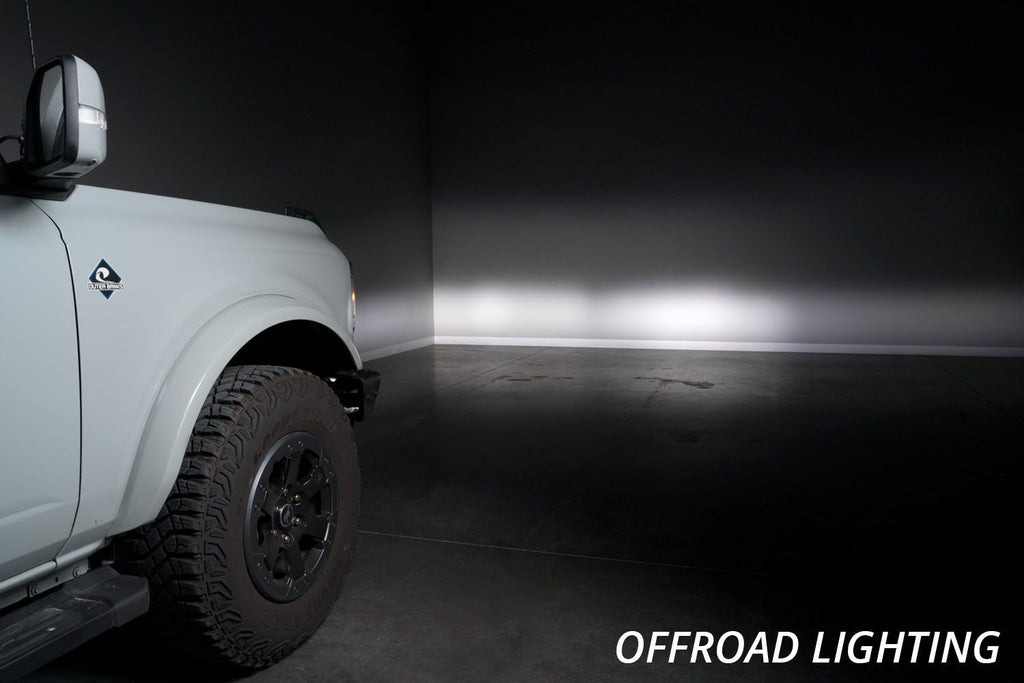 Diode Dynamics Stage Series Dual-Color Fog Pocket Kit - Ford Bronco 2021-2025 (w/ Steel Bumper)