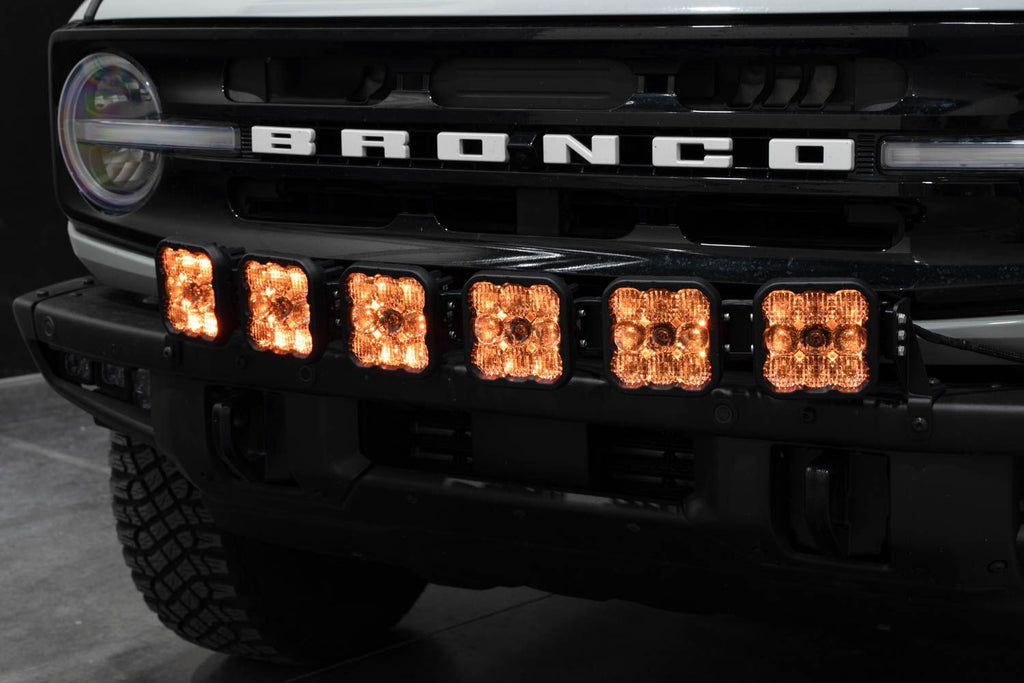 Diode Dynamics SS5 Grille CrossLink Lightbar Brackets - Ford Bronco 2021-2025