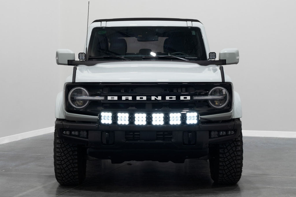 Diode Dynamics SS5 Grille CrossLink Lightbar Brackets - Ford Bronco 2021-2025