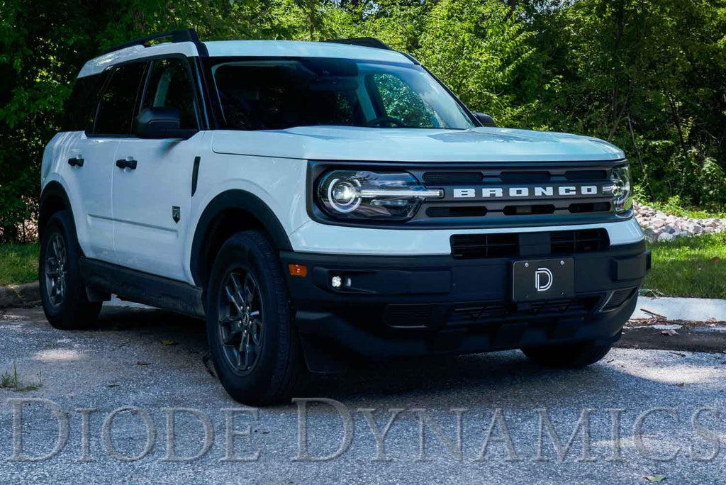 Diode Dynamics SSC1 Yellow SAE LED Fog Light Kit - Ford Bronco Sport 2021-2026