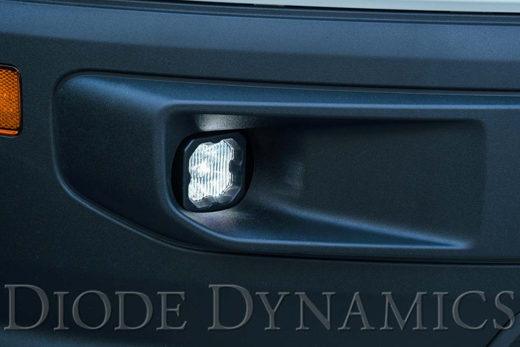 Diode Dynamics SSC1 Yellow SAE LED Fog Light Kit - Ford Bronco Sport 2021-2026