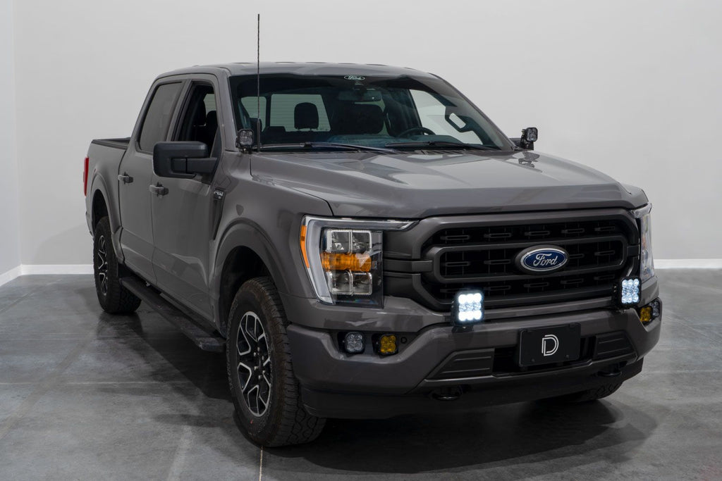 Diode Dynamics SS5 Yellow Driving Sport Bumper LED Pod Light Kit - Ford F-150 2021-2023