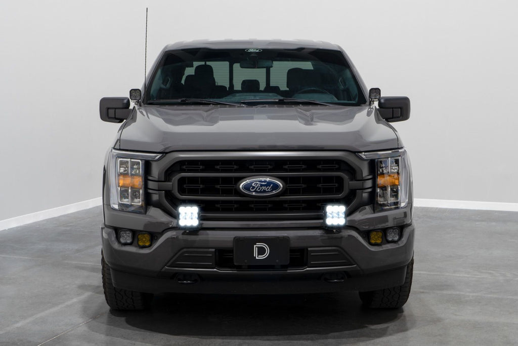 Diode Dynamics SS5 Yellow Driving Sport Bumper LED Pod Light Kit - Ford F-150 2021-2023