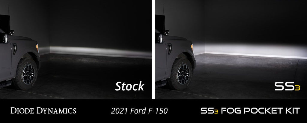 Diode Dynamics Stage Series Dual-Color Fog Pocket Kit - Ford F-150 2021-2023