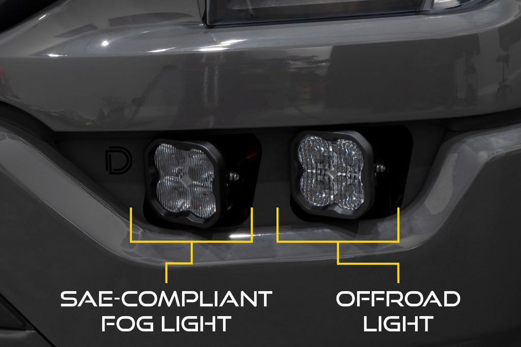 Diode Dynamics Stage Series Dual-Color Fog Pocket Kit - Ford F-150 2021-2023