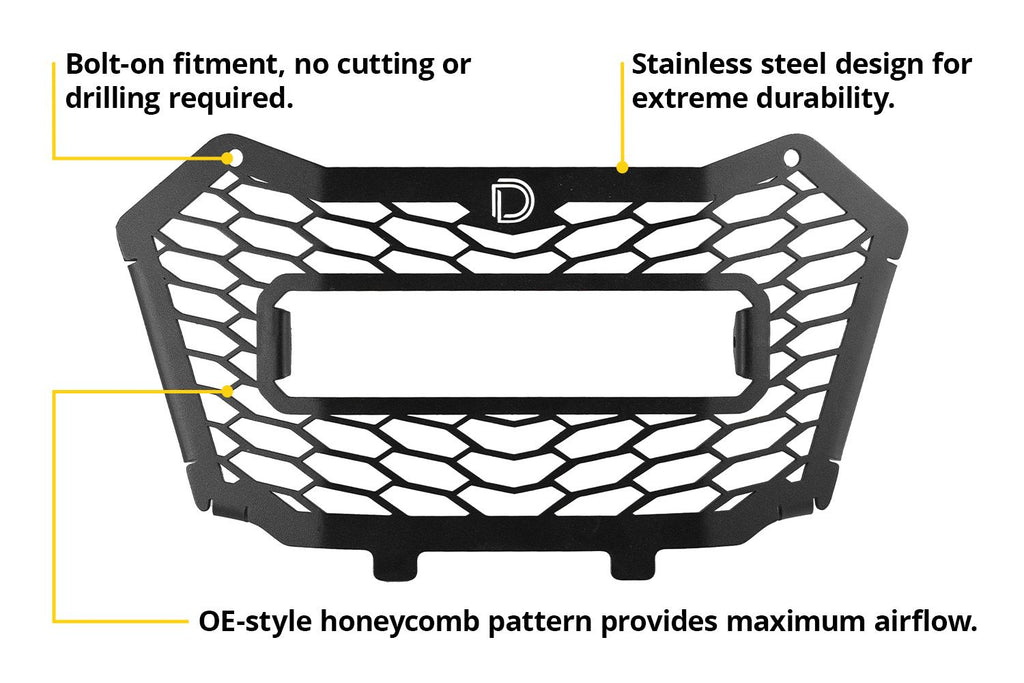 Diode Dynamics SS10 LED Grille Bracket Kit - Honda Talon 2022-2025
