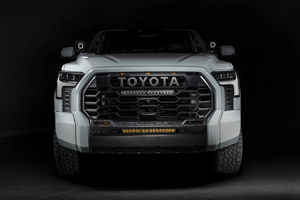 Diode Dynamics Yellow Combo/Driving Pro TRD Pro Grille Lightbar Kit - Toyota Tundra 2022-2026