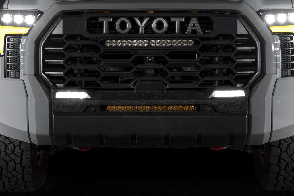 Diode Dynamics SS6 Yellow SAE Fog/Wide Sport LED Fog Light Kit - Toyota Sequoia 2023-2026 / Tundra 2022-2026