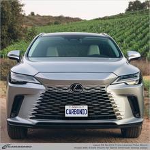 Load image into Gallery viewer, Carbonio No-Drill Front License Plate Mount - Lexus RX 2023-2027