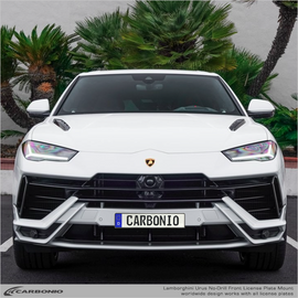 Carbonio No-Drill Front License Plate Mount - Lamborghini Urus 2018-2027