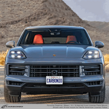 Load image into Gallery viewer, Carbonio No-Drill Front License Plate Mount - Porsche Cayenne 2019-2027