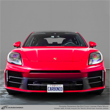 Load image into Gallery viewer, Carbonio No-Drill Front License Plate Mount - Porsche Panamera 2024-2027