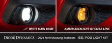 Load image into Gallery viewer, Diode Dynamics SS3 Dual-Color Wide Add-On Fog Lamp Kit - Ford Mustang EcoBoost 2024-2025
