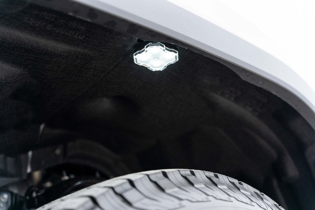 Diode Dynamics Stage Series Single-Color LED Rock Light Kit (8-pack) w/o Magnet Mounts - Universal Fitment