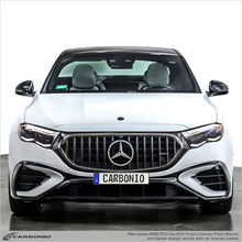 Load image into Gallery viewer, Carbonio No-Drill Front License Plate Mount - Mercedes E53 AMG Hybrid 2025+