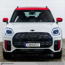 Load image into Gallery viewer, Carbonio No-Drill Front License Plate Mount - Mini Countryman 2025+