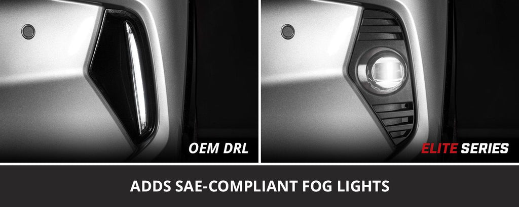 Diode Dynamics Elite Series Dual-Color Add-On Fog Lamp Kit - Toyota RAV4 2019-2025
