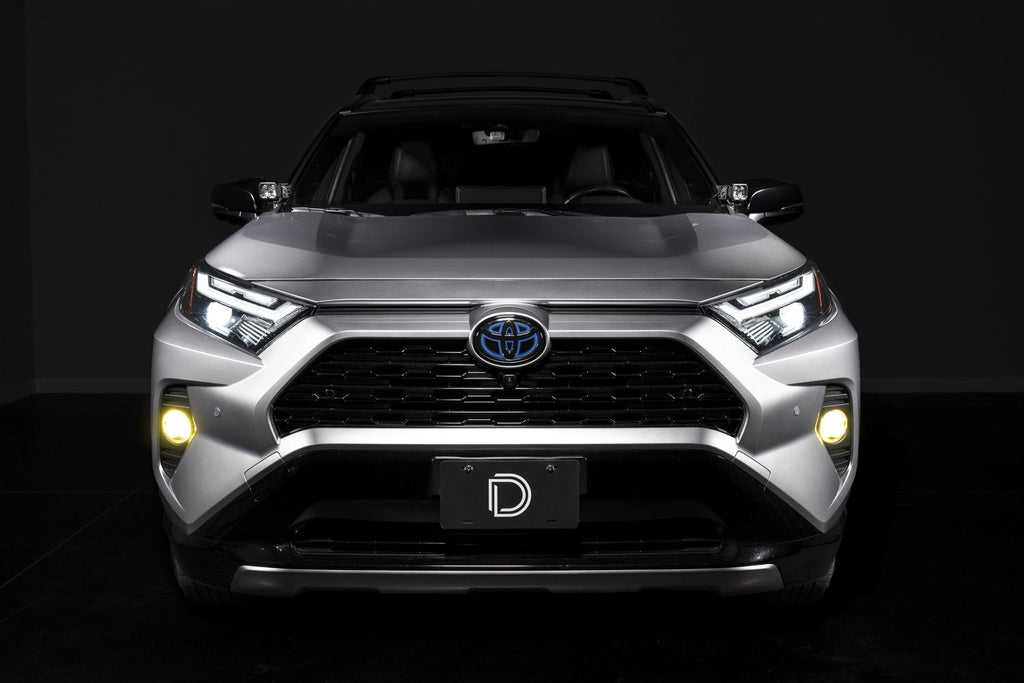 Diode Dynamics SS3 Dual-Color Wide Add-On Fog Lamp Kit - Toyota RAV4 2019-2022
