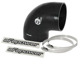 afe Magnum FORCE Intake Coupling Kit (4 IN ID to 3-4/5 IN ID x 90 Deg.) Black Elbow Coupler - Universal