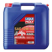 Load image into Gallery viewer, LIQUI MOLY 20L Motorbike 4T Synth SAE 10W50 Offroad Race