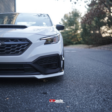 Load image into Gallery viewer, JDMuscle Canards V1 [ABS / Paint Matched / Gloss Black] - Subaru WRX 2022-2025