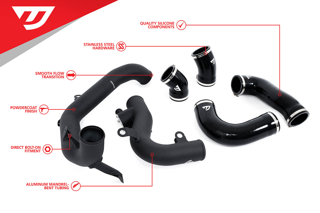 Unitronic Charge Pipe Kit - Volkswagen Golf R (Mk8) / Audi S3 (8Y) 2022+