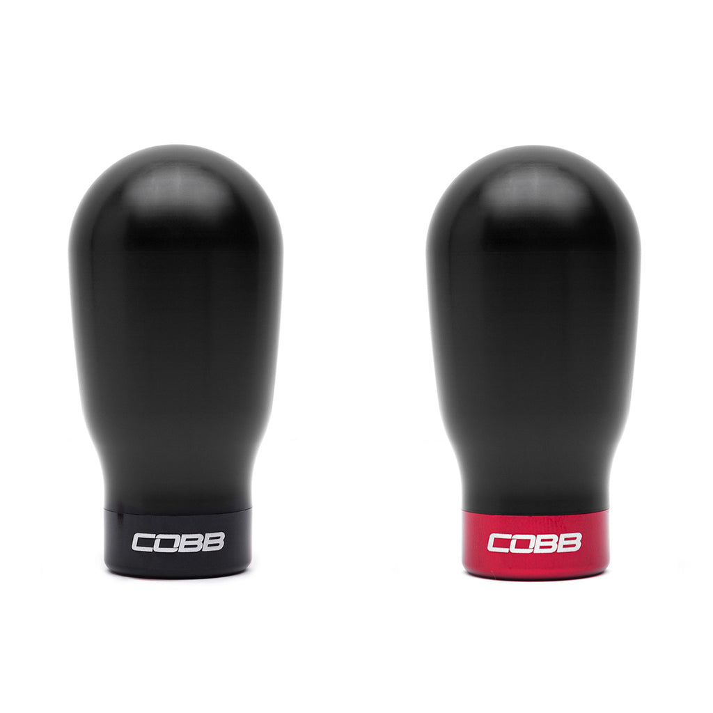 Cobb Stg 1+ Drivetrain Package (Black Tall Weighted Knob) - Subaru WRX 5MT 2002-2007 (w/ Factory Short Shift)