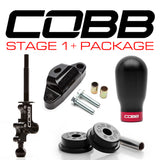 Cobb Stg 1+ Drivetrain Package (Black Tall Weighted Knob) - Subaru STi 2004-2021