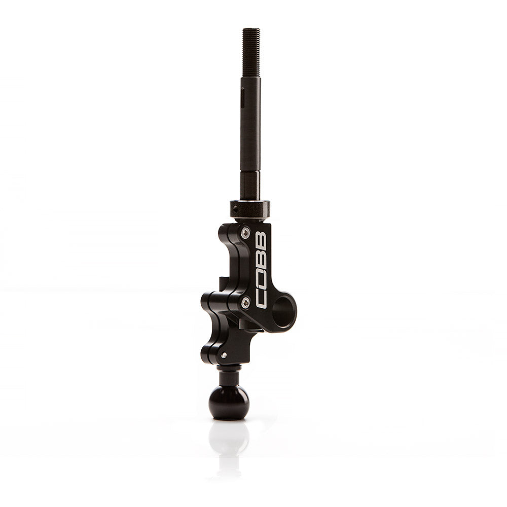 COBB Stage 2+ Drivetrain Package w/ Stealth Black Tall Weighted Knob (Black/White Lockout) - Subaru WRX STi 2004-2021