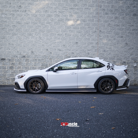 JDMuscle STI Style Side Skirts [Paint Matched/Gloss Black] - Subaru WRX 2022-2025
