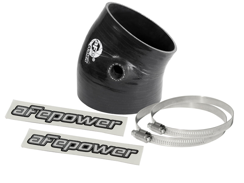afe Magnum FORCE Intake Coupling Kit (4-3/8 IN ID to 3-3/4 IN ID x 30 Deg.) Black Elbow Coupler - Universal